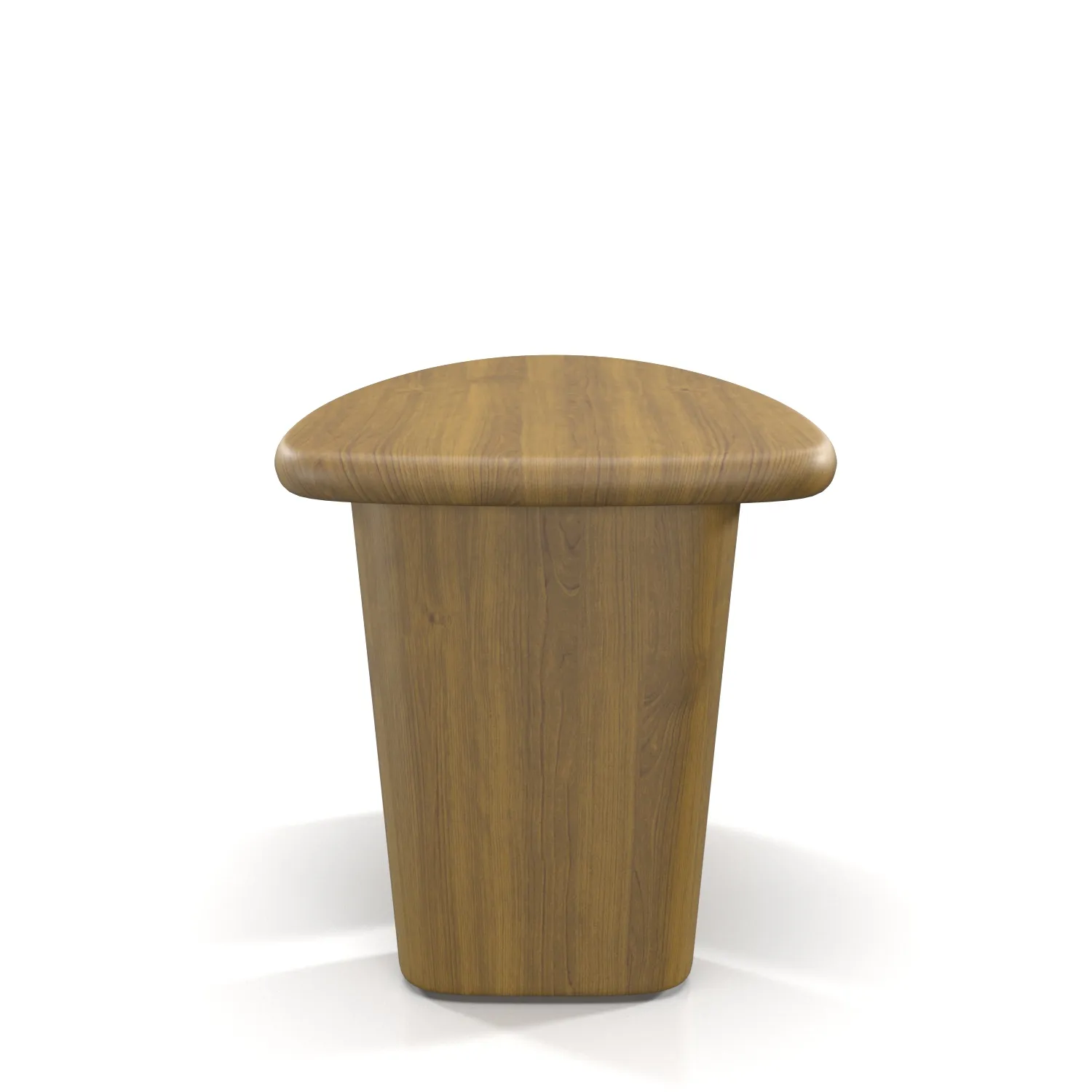 Kalle Sculptural Oak Side Table PBR 3D Model_04